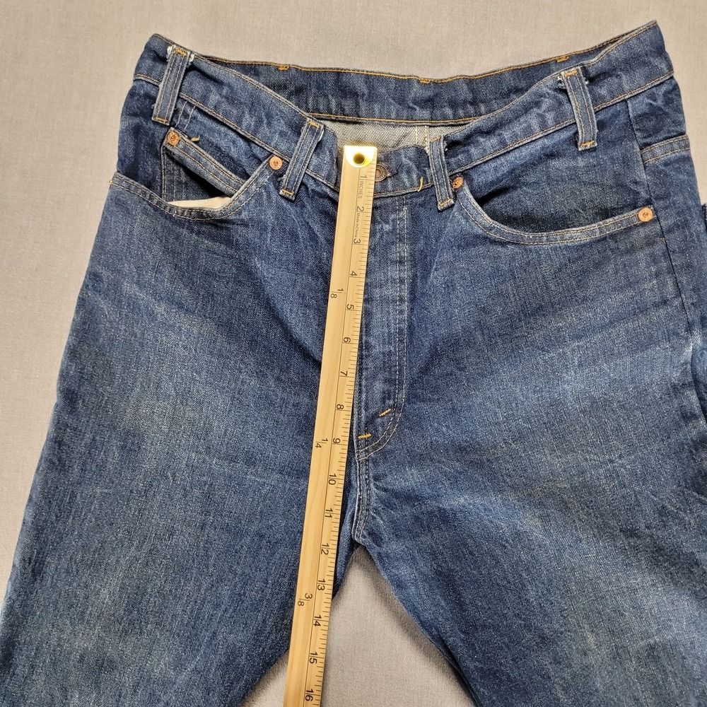 Vtg Levis 517 Orange Tab Made USA 20517-0217 Jeans 36x30 80s Flared - Picture 5 of 13